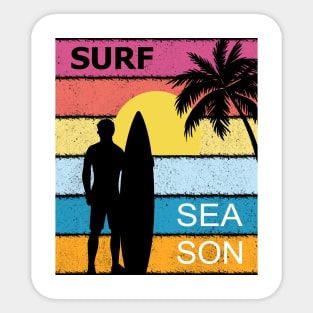 surf season Sticker